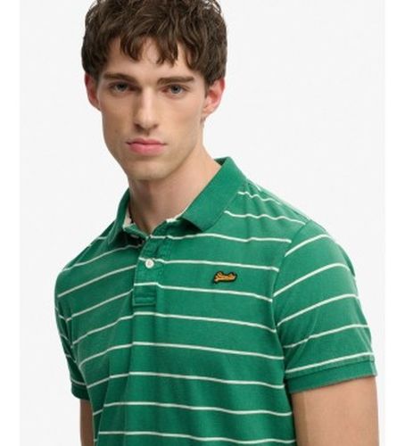 M1110464A Polo vintage à rayures vertes (XXL), Casuel, Coton, Manche courte - Superdry - Modalova