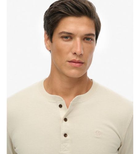 M6010907A T-shirt Classic Essential grandad (XL), Casuel, Coton, Manche longue - Superdry - Modalova