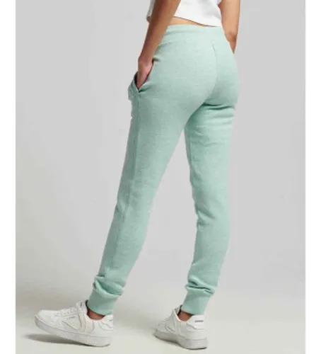 W7010941A Pantalon de jogging avec logo Essential (38), Casuel, Sport, Vert, Coton, Durable - Superdry - Modalova