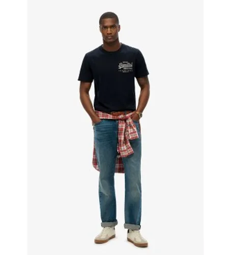 M1012235A T-shirt décontracté Tokyo (XXL), Casuel, Coton, Manche courte, Marine - Superdry - Modalova