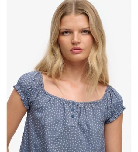 W6012219A Top à Boutons (XS), Casuel, Viscose, Manche courte - Superdry - Modalova