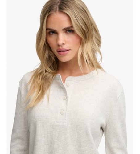 W6012282A T-shirt Essential Waffle (M), Casuel, Coton, Manche longue - Superdry - Modalova