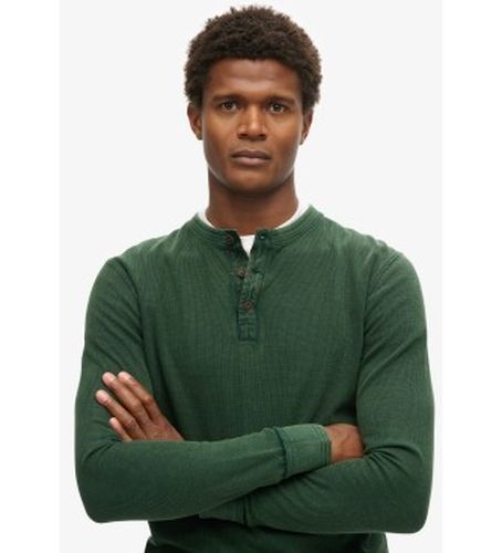 M6010845A T-shirt texturé vintage (L), Casuel, Coton, Manche longue - Superdry - Modalova