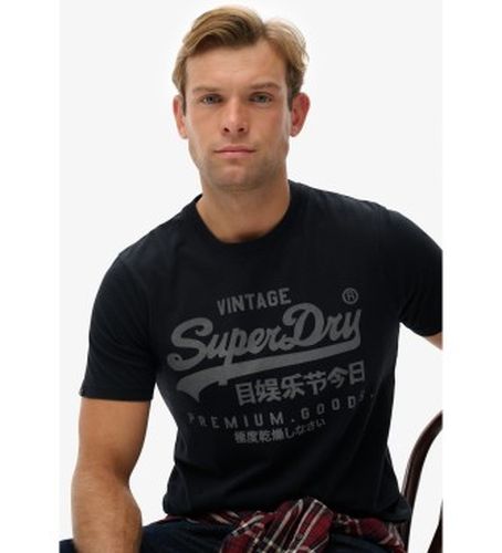M1012326A T-shirt Classic (XXL), Casuel, Coton, Manche courte, Marine - Superdry - Modalova