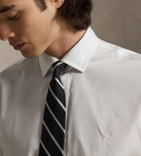 Chemise en popeline Custom Fit (39.5), Casuel, Coton, Classique, Manche longue - Polo Ralph Lauren - Modalova