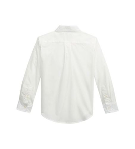 Pour garçon. 322952199001 Chemise en popeline de coton (2años= 94/100cm), Casuel, Manche longue, mode enfantine - Polo Ralph Lauren - Modalova