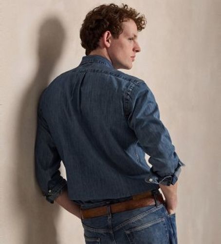 Chemise en denim sur mesure (XS), Casuel, Coton, Classique, Manche longue - Polo Ralph Lauren - Modalova