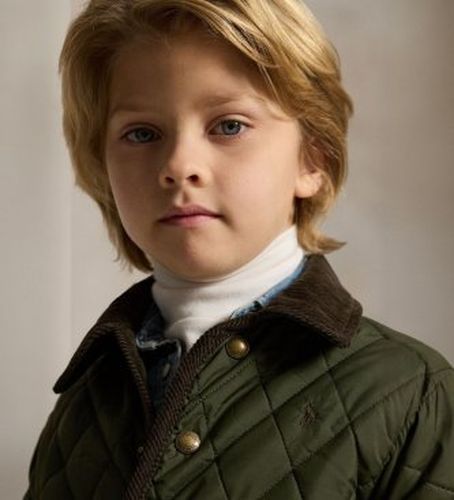 Pour garçon. 322943455005 Veste de campagne à capuche (3años= 102/108cm), Casuel, Polyester, mode enfantine - Polo Ralph Lauren - Modalova