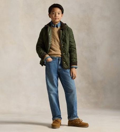 Pour garçon. 323943455005 Veste campagnarde à capuche ((M) 8/9años= 140/149cm), Casuel, Polyester, mode enfantine - Polo Ralph Lauren - Modalova