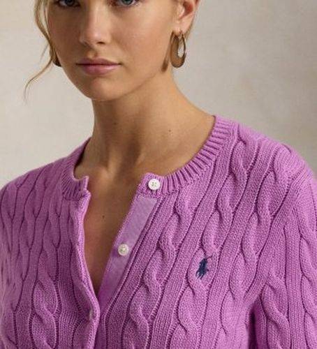 Cardigan en coton à torsades (L), Casuel - Polo Ralph Lauren - Modalova