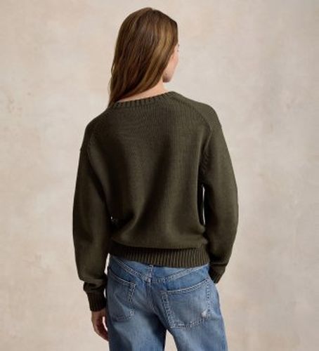 B17762001 Pull en coton avec Polo Bear (XXS), Casuel, Manche longue - Polo Ralph Lauren - Modalova