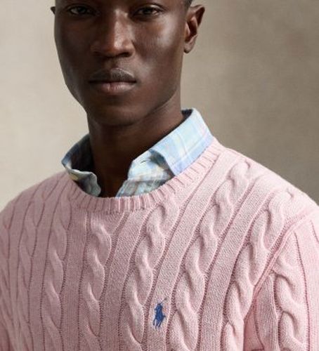Pull en coton à torsades (M), Casuel, Manche longue - Polo Ralph Lauren - Modalova