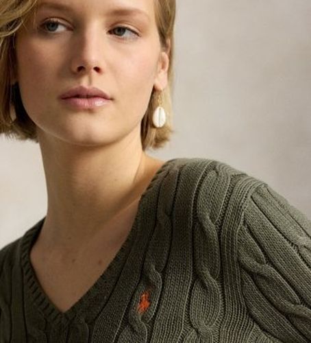 Pull en coton à torsades (XXL), Casuel, Manche longue - Polo Ralph Lauren - Modalova