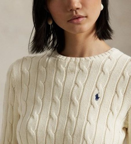 A91216002 Pull en laine et cachemire crème (XS), Casuel, Manche longue - Polo Ralph Lauren - Modalova