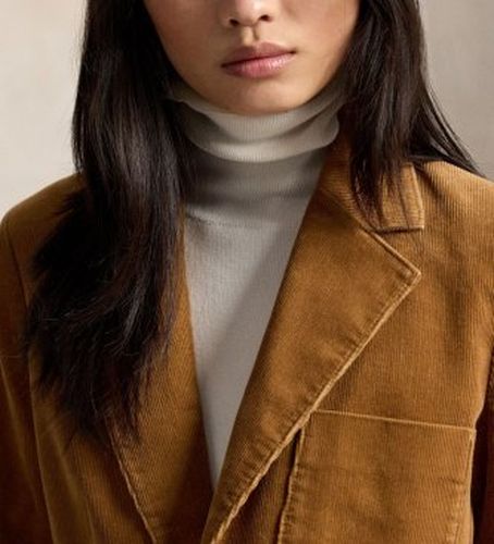B17221002 Blazer en velours côtelé à boutonnage simple (38), Casuel, Coton - Polo Ralph Lauren - Modalova