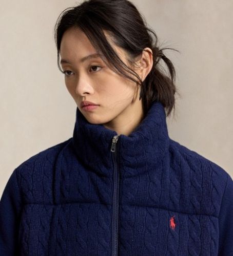 A10457002 Veste matelassée en tricot torsadé (M), Casuel, Laine - Polo Ralph Lauren - Modalova