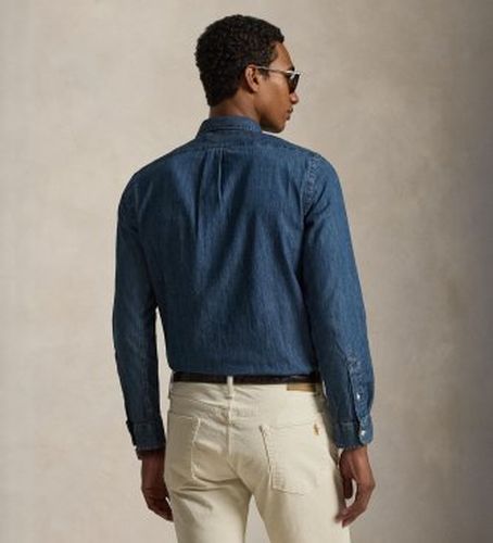 Chemise 710548539001 denim (M), Casuel, Coton, Manche longue - Polo Ralph Lauren - Modalova