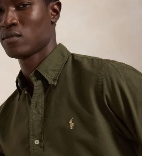 Chemise oxford teintée Custom Fit (XL), Casuel, Coton, Manche longue - Polo Ralph Lauren - Modalova