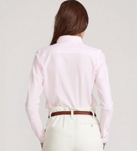 Chemise oxford en maille rayée (M), Casuel, Coton, Manche longue - Polo Ralph Lauren - Modalova