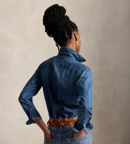 Chemise Slim Fit en denim (32), Casuel, Coton, Manche longue - Polo Ralph Lauren - Modalova