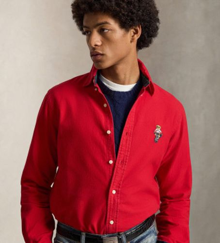 B30156001 Chemise oxford avec Polo Bear Custom Fit (S), Casuel, Coton, Manche longue - Polo Ralph Lauren - Modalova
