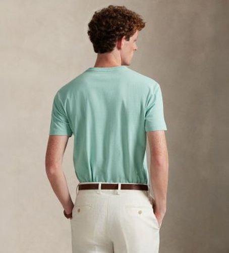 Custom Slim Fit knit T-shirt (M), Casuel, Vert, Coton, Manche courte - Polo Ralph Lauren - Modalova