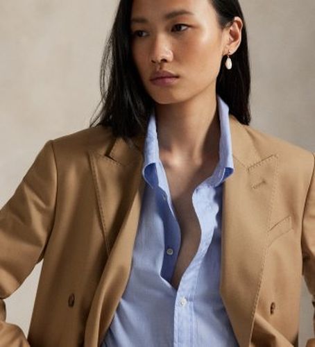 Blazer croisé en laine marron (34), , Casuel - Polo Ralph Lauren - Modalova