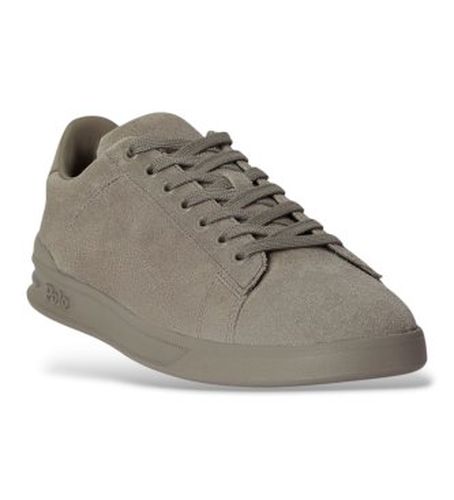 P15744001 Chaussures de sport Heritage Court II en daim (40), Cuir, Plat, Lacets, Casuel - Polo Ralph Lauren - Modalova