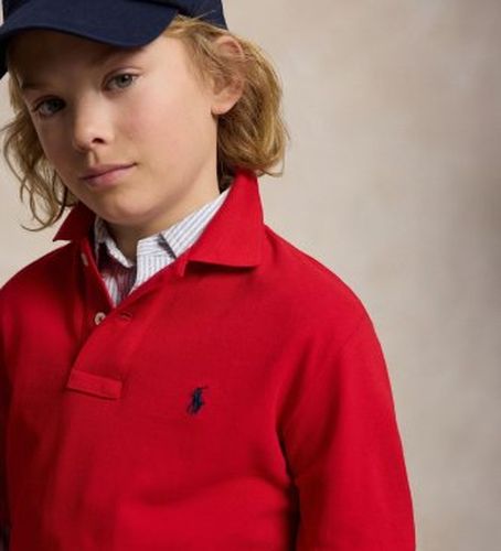 Pour garçon. 323603252009 Polo emblématique ((S) 6/7años= 136/138cm), Casuel, Coton, Manche courte, mode enfantine - Polo Ralph Lauren - Modalova