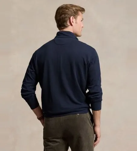 Pull zip (L), Casuel, Coton, Manche longue, Marine - Polo Ralph Lauren - Modalova