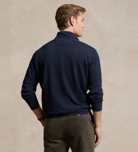 Pull zip (M), Casuel, Coton, Manche longue, Marine - Polo Ralph Lauren - Modalova