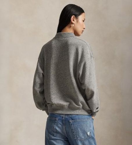 Pull type polo en molleton léger (M), Casuel, Coton, Manche longue - Polo Ralph Lauren - Modalova