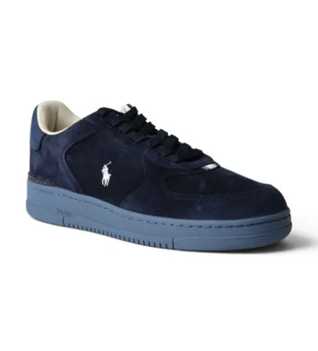P13085001 Baskets en Cuir Masters (45), Plat, Lacets, Casuel - Polo Ralph Lauren - Modalova