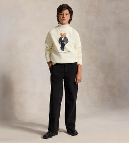 Pour garçon. 323B29157001 Sweat en molleton avec Polo Bear ((S) 6/7años= 136/138cm), Casuel, Coton, Manche longue, m - Polo Ralph Lauren - Modalova