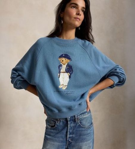 B17778001 Sweatshirt léger en polaire avec ours Polo (S), Casuel, Coton, Manche longue - Polo Ralph Lauren - Modalova