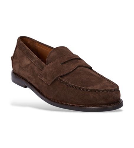 Mocassin penny Alston en daim marron (42), Cuir, Plat, Aucun, Casuel, Classique - Polo Ralph Lauren - Modalova