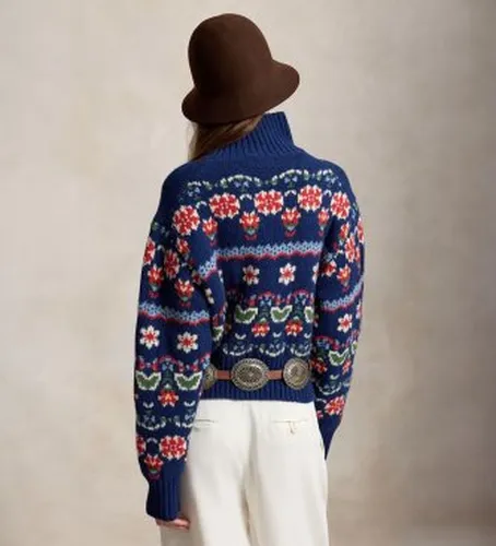 B23913001 Pull en mélange de laine à fleurs (L), Casuel, Manche longue - Polo Ralph Lauren - Modalova