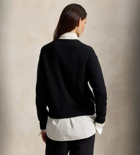 B23918001 Pull en coton avec Polo Bear (M), Casuel, Manche longue - Polo Ralph Lauren - Modalova
