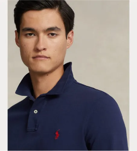 Polo Slim Fit sur mesure (L), Casuel, Coton, Manche longue, Marine - Polo Ralph Lauren - Modalova