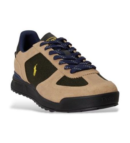 P15680003 Baskets Varick avec empiècements en daim (41), Cuir, Plat, Lacets, Casuel - Polo Ralph Lauren - Modalova