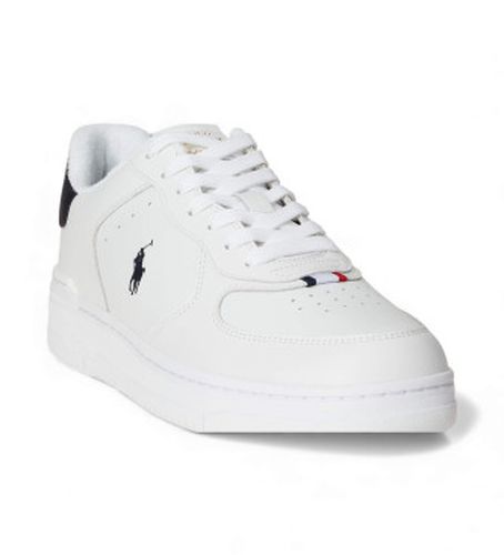 P01636001 Baskets en cuir Masters Court (45), Plat, Lacets, Casuel - Polo Ralph Lauren - Modalova