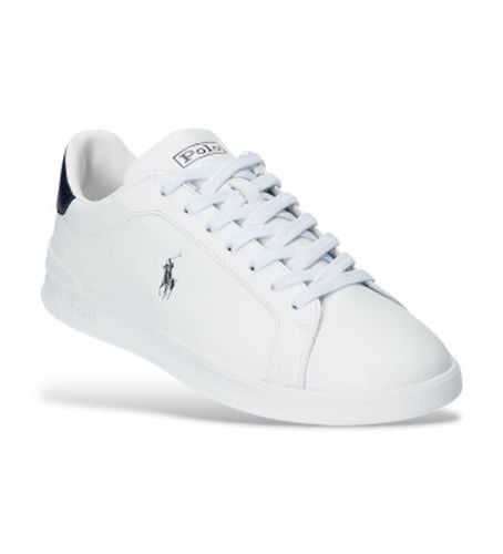 Baskets en cuir Heritage Court II (40), Blanc, Plat, Lacets, Casuel - Polo Ralph Lauren - Modalova