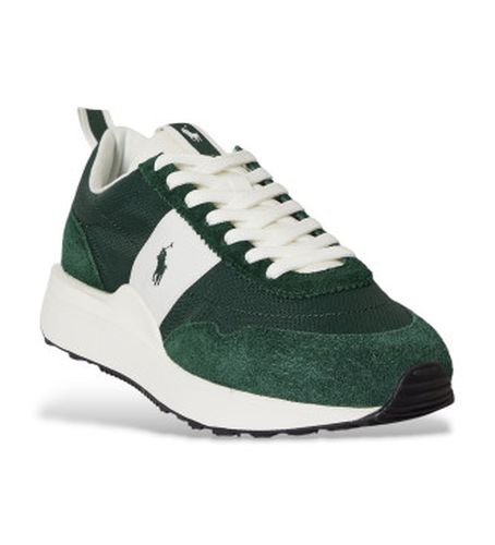 P07284001 Trainers Leather Train 89 (45), Cuir, Plat, Lacets, Casuel, Vert - Polo Ralph Lauren - Modalova