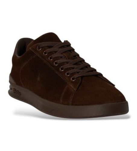 P15744002 Baskets Heritage Court II en daim (40), Cuir, Plat, Lacets, Casuel - Polo Ralph Lauren - Modalova
