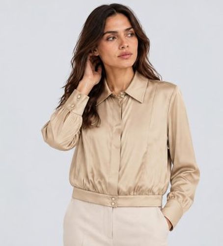 Blouse Fatuo Almond doré (40), Casuel, Soie, Manche longue - PennyBlack - Modalova