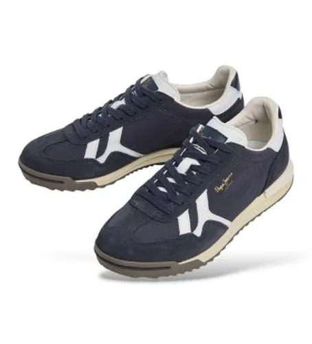 PMS600045 Baskets Marvin Sporty (43), Tissu, Plat, Lacets, Casuel - Pepe Jeans - Modalova