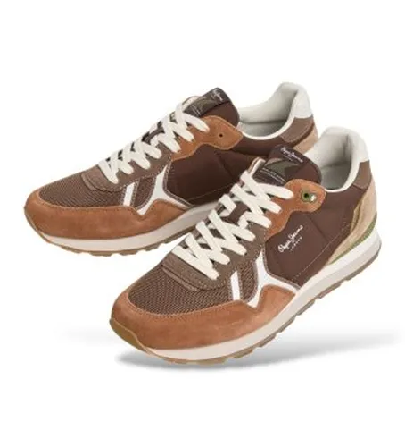 PMS400048 Chaussures Brit Boost (45), Tissu, Plat, Lacets, Casuel - Pepe Jeans - Modalova