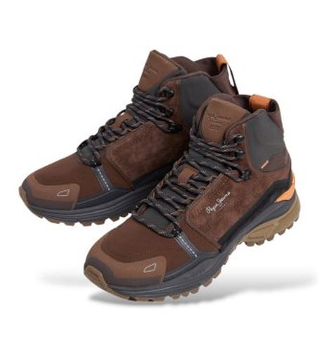 PMS600041 Bottines en cuir Darren Force marron (40), Plat, Lacets, Casuel, De plein air - Pepe Jeans - Modalova