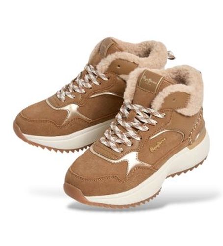 PLS600083 Baskets en cuir Kimi Laces (36), 3 à 5 cm, Lacets, Casuel - Pepe Jeans - Modalova