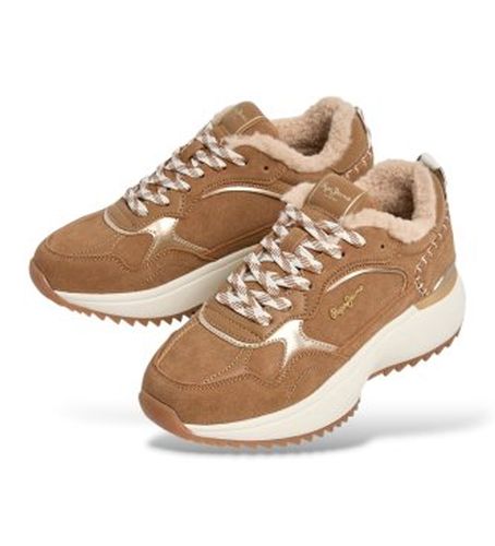 PLS600085 Baskets en cuir Kimi One (36), 3 à 5 cm, Lacets, Casuel - Pepe Jeans - Modalova